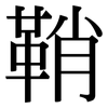 鞘: Serifenschrift (Songti/Mingti)