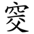 窔
