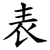 表