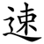 速