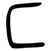 匚: large seal script