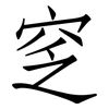 窆: Fangsongti