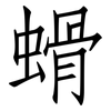 螖: Fangsongti