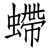 螮: Fangsongti