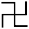 卍: sans serif