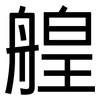 艎: sans serif