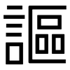 謳: sans serif