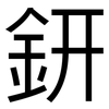 鈃: sans serif