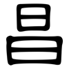 昌: clerical script 昌: clerical script