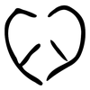 心: oracle bone script 心: oracle bone script
