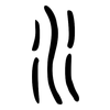 水: small seal script 水: small seal script