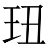 㺲: serif (Songti/Mingti)