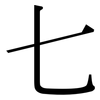 七: serif (Songti/Mingti) 七: serif (Songti/Mingti)