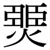 燛: serif (Songti/Mingti) 燛: serif (Songti/Mingti)