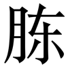 胨: serif (Songti/Mingti) 胨: serif (Songti/Mingti)