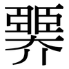 臩: serif (Songti/Mingti) 臩: serif (Songti/Mingti)