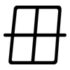 毌: rounded