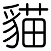 貓: rounded