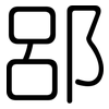 郘: rounded