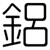 鋁: rounded