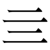 亖: serif (Songti/Mingti)