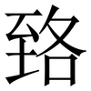 臵: serif (Songti/Mingti)