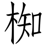 椥: 仿宋體