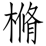 樇: 仿宋體