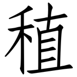 稙: 仿宋體