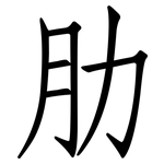 肋: 仿宋體