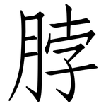 脖: 仿宋體