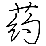 药: 鋼筆楷書