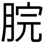 脘: 黑體