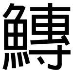 鱄: 黑體