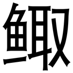鲰: 黑體