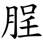 脭