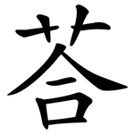 荅