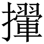 㩣: 宋體（明體）