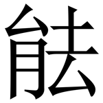 䏻: 宋體（明體）