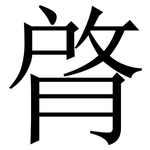 䏿: 宋體（明體）