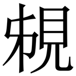 䙻: 宋體（明體）