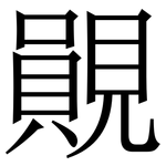 䚋: 宋體（明體）