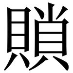 䞆: 宋體（明體）
