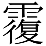 䨱: 宋體（明體）
