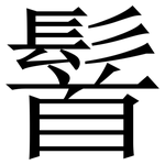 䭮: 宋體（明體）