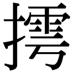 摴: 宋體（明體）