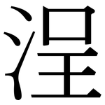 浧: 宋體（明體）