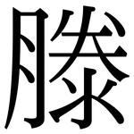 滕: 宋體（明體）