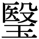 瑿: 宋體（明體）