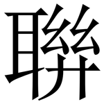 聨: 宋體（明體）